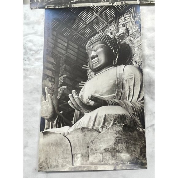Nara-Park Japan RPPC Postcard Vintage Set of 9 Travel Souvenir Photos 1940s - Picture 10 of 16